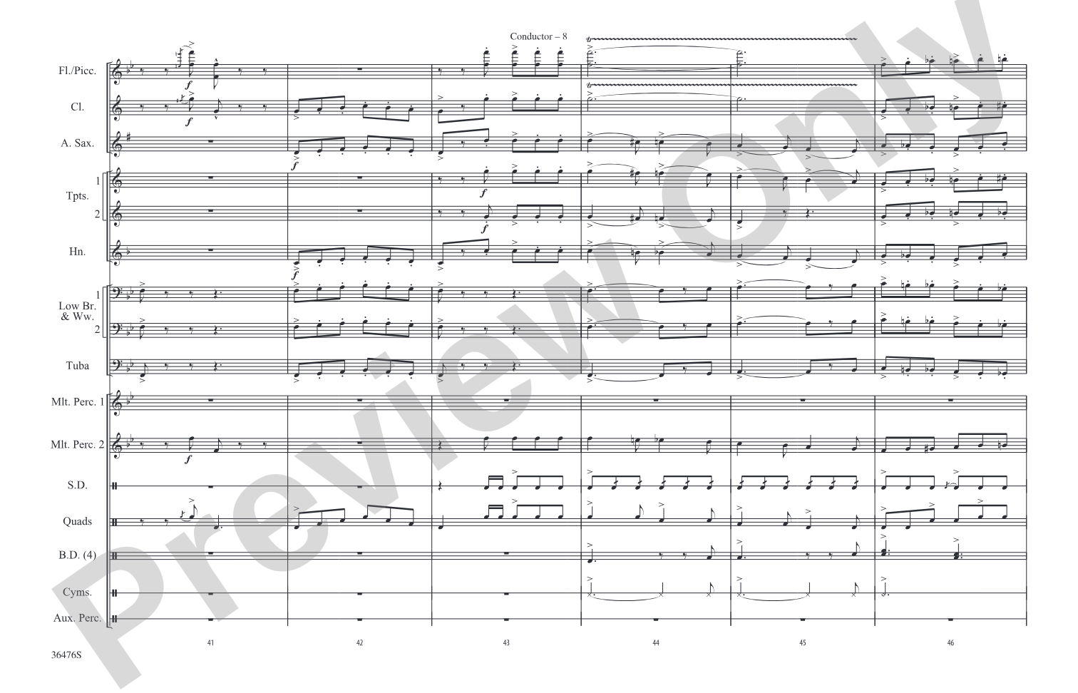 The Wizard of Oz Meets The Wiz, Part 1: Marching Band Conductor Score & Parts