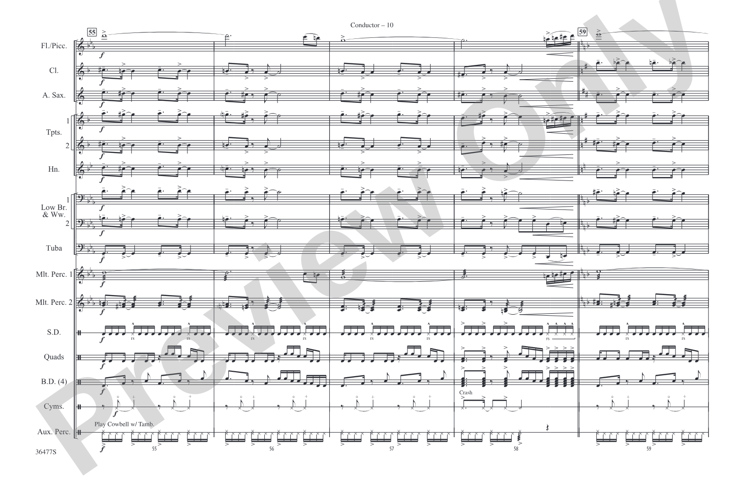 The Wizard of Oz Meets The Wiz, Part 2: Marching Band Conductor Score & Parts