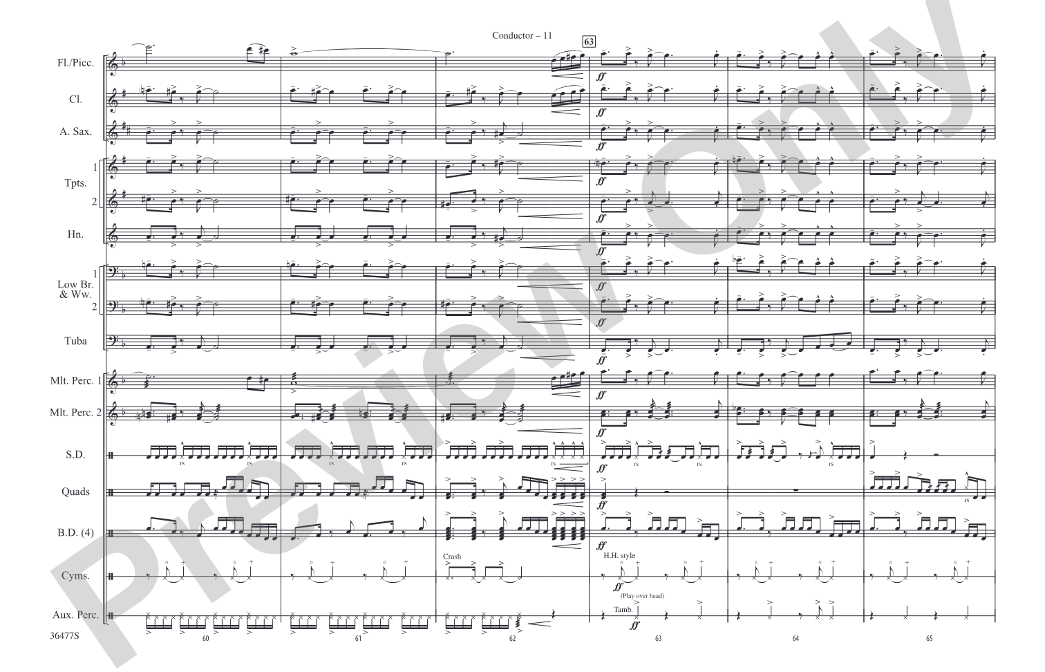 The Wizard of Oz Meets The Wiz, Part 2: Marching Band Conductor Score & Parts