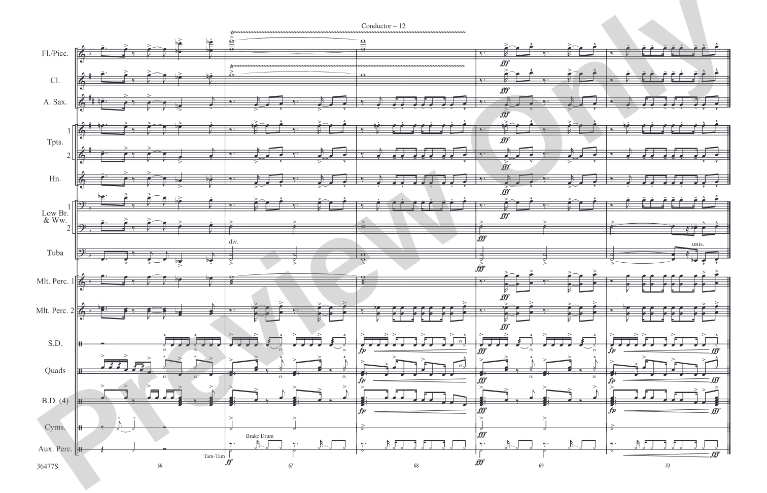 The Wizard of Oz Meets The Wiz, Part 2: Marching Band Conductor Score & Parts