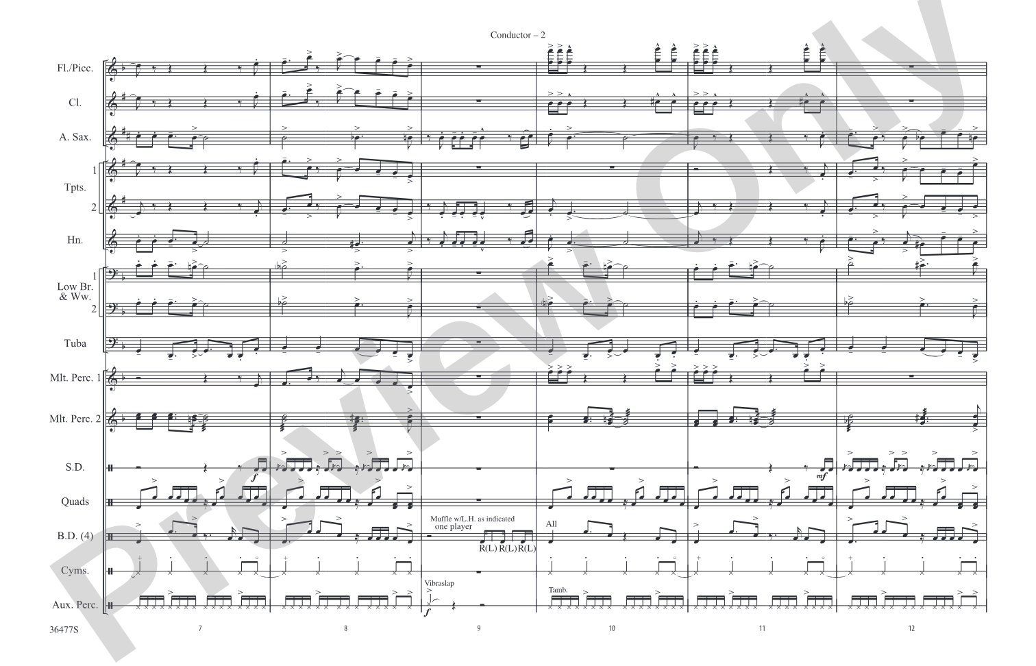 The Wizard of Oz Meets The Wiz, Part 2: Marching Band Conductor Score & Parts