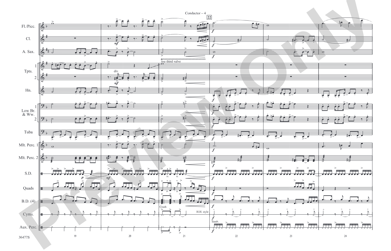 The Wizard of Oz Meets The Wiz, Part 2: Marching Band Conductor Score & Parts