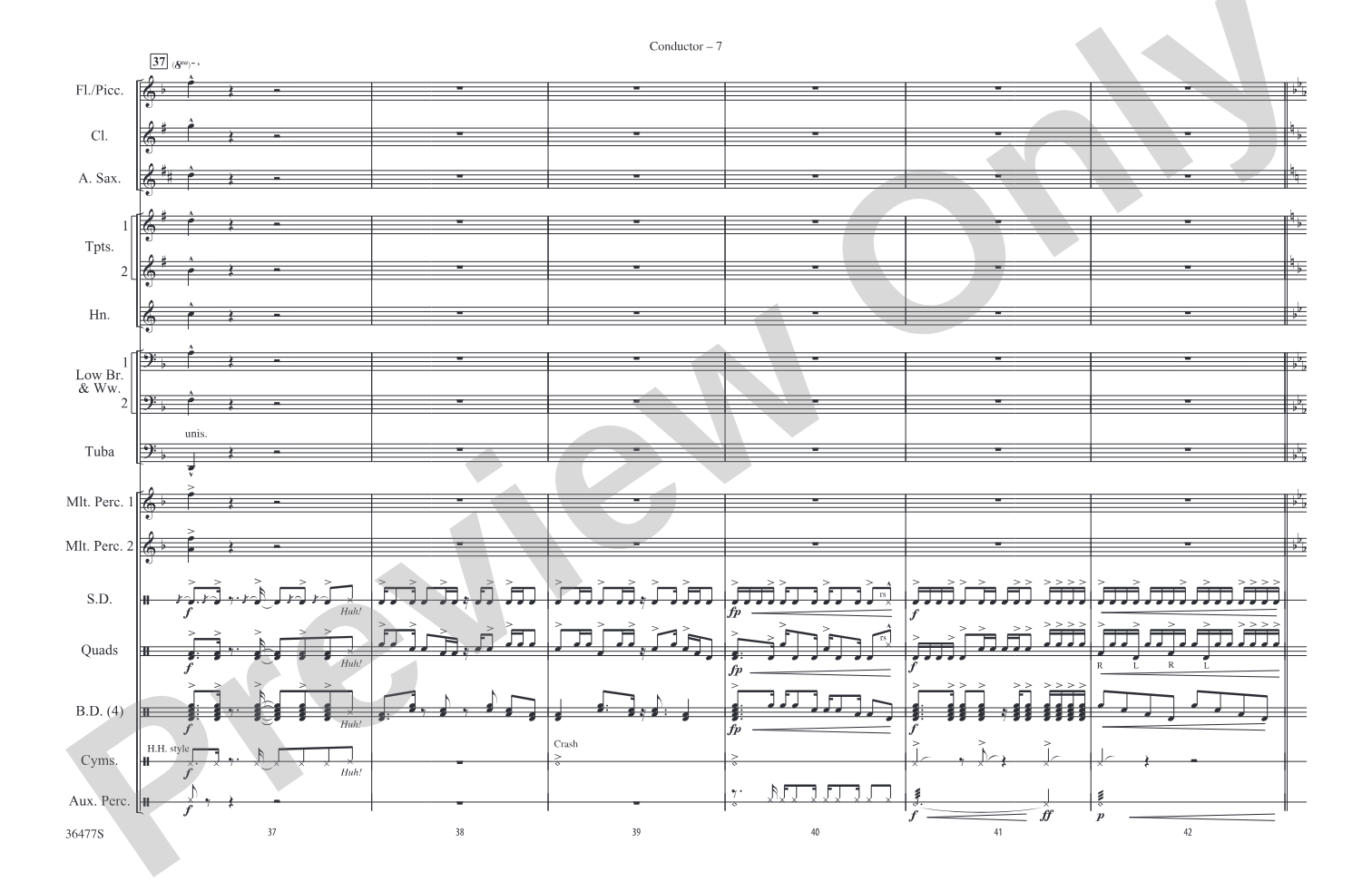 The Wizard of Oz Meets The Wiz, Part 2: Marching Band Conductor Score & Parts