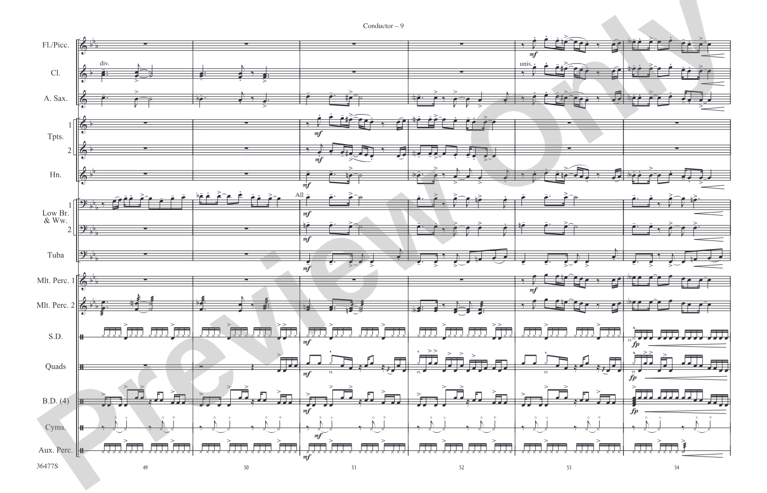 The Wizard of Oz Meets The Wiz, Part 2: Marching Band Conductor Score & Parts