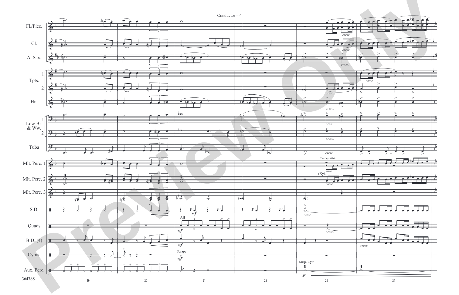 The Wizard of Oz Meets The Wiz, Part 3: Marching Band Conductor Score & Parts