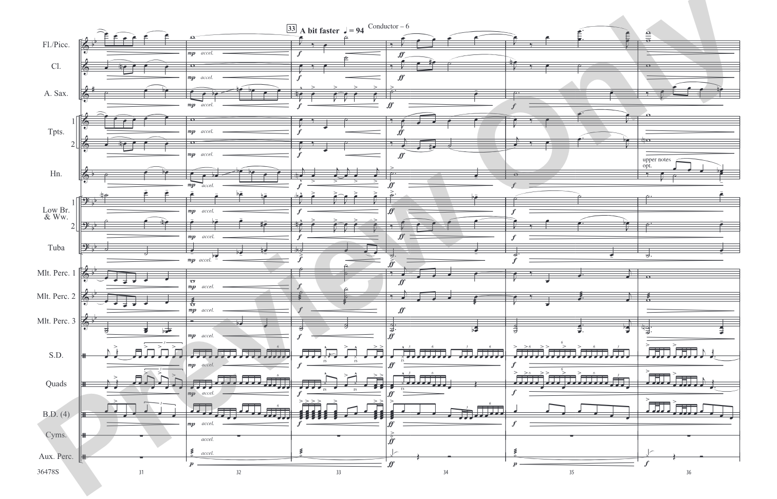 The Wizard of Oz Meets The Wiz, Part 3: Marching Band Conductor Score & Parts