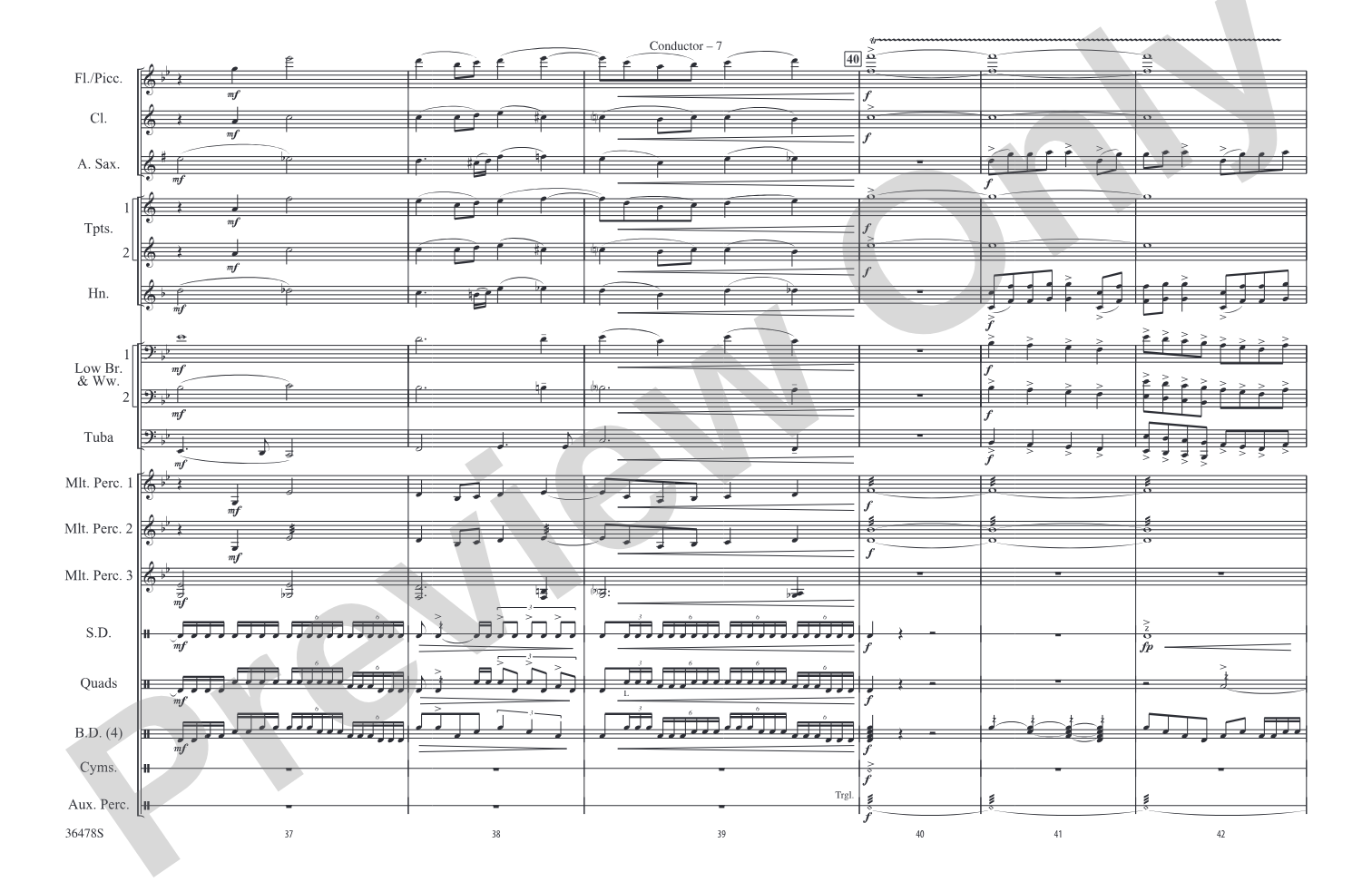 The Wizard of Oz Meets The Wiz, Part 3: Marching Band Conductor Score & Parts