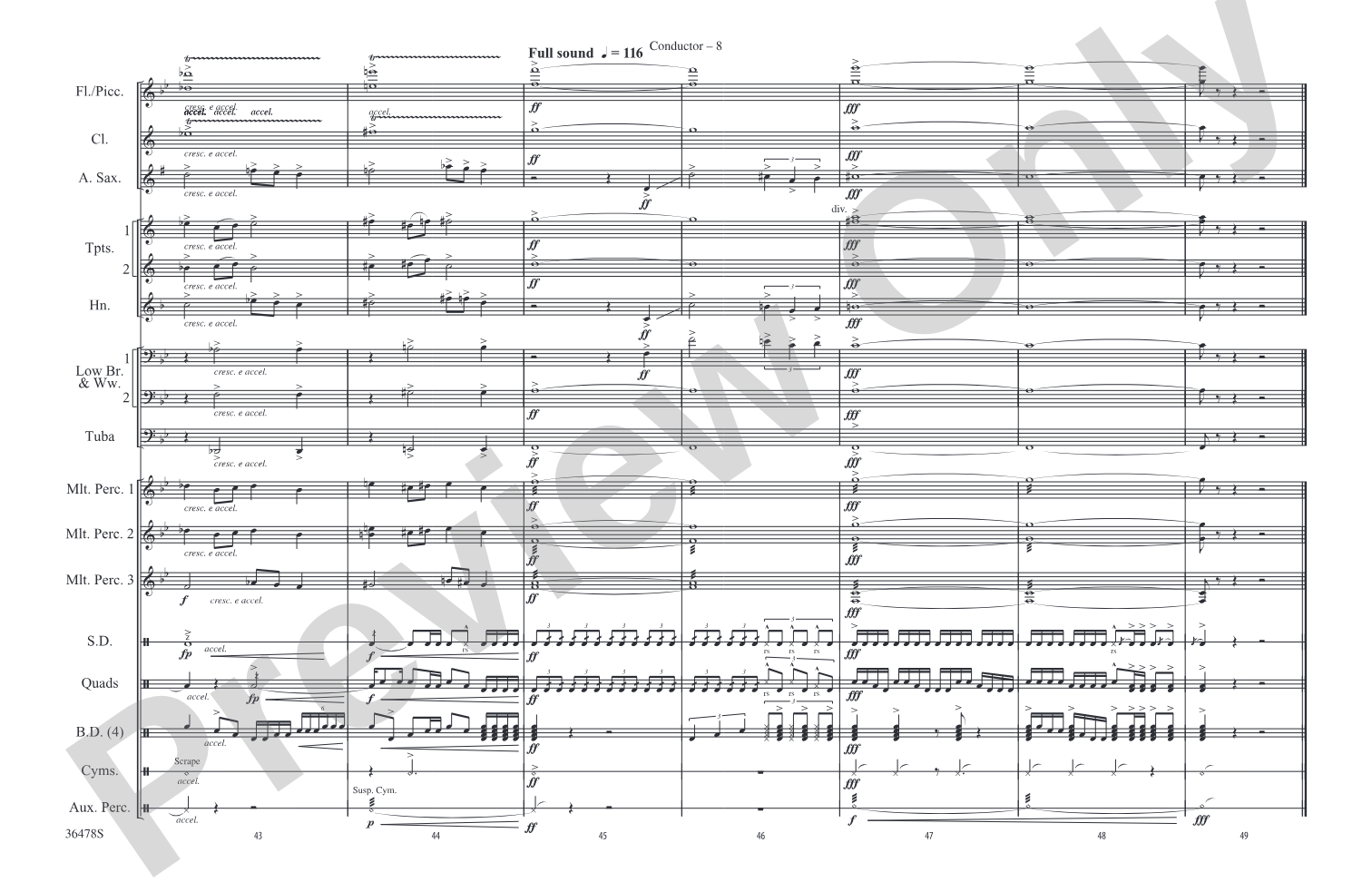 The Wizard of Oz Meets The Wiz, Part 3: Marching Band Conductor Score & Parts