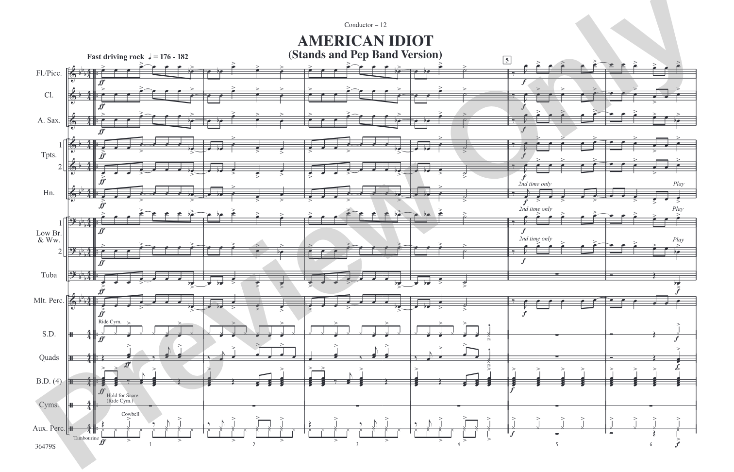 American Idiot / Extraordinary Girl: Score