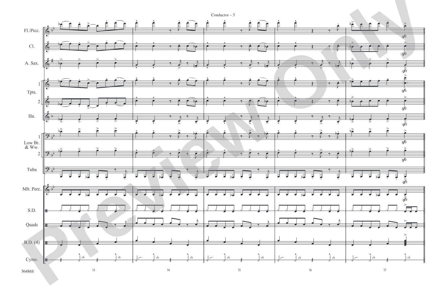 Step Up: Marching Band Conductor Score & Parts