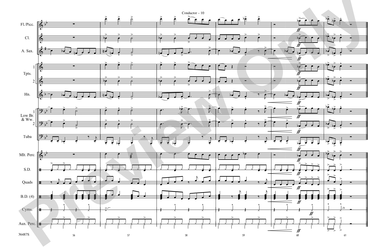 Simply Irresistible: Marching Band Conductor Score & Parts