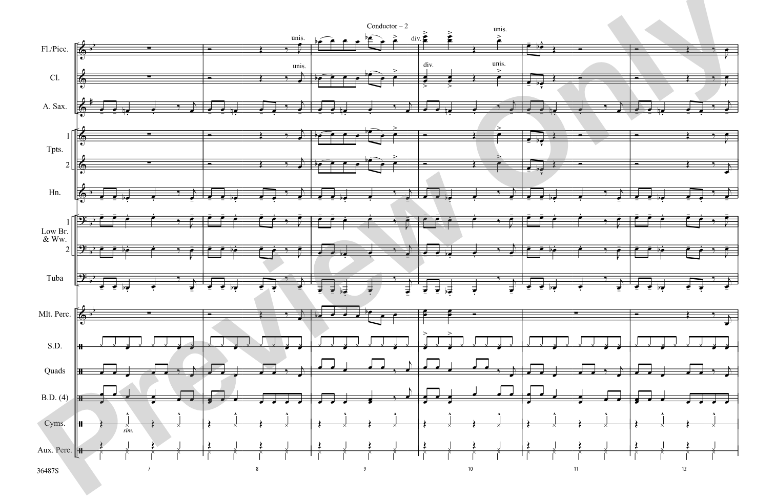 Simply Irresistible: Marching Band Conductor Score & Parts