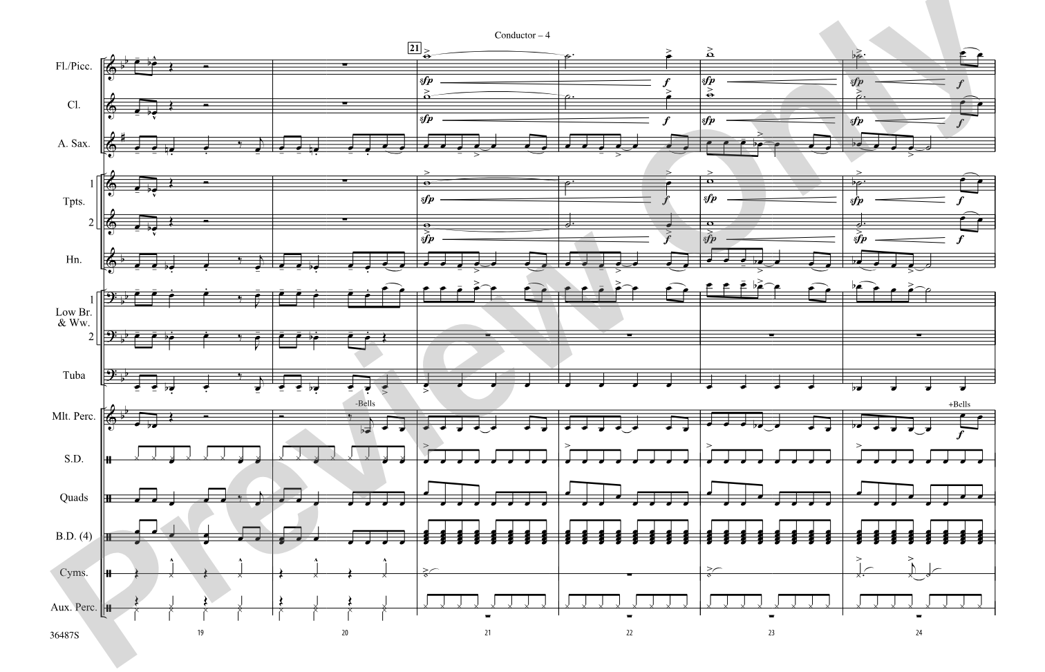 Simply Irresistible: Marching Band Conductor Score & Parts