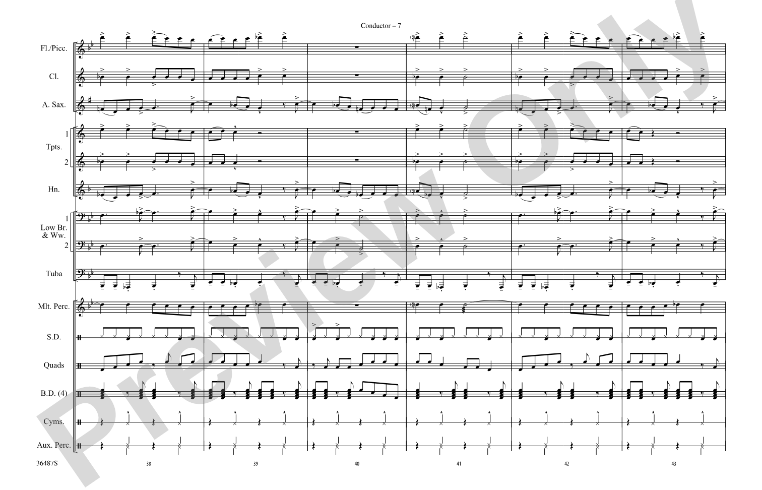 Simply Irresistible: Marching Band Conductor Score & Parts