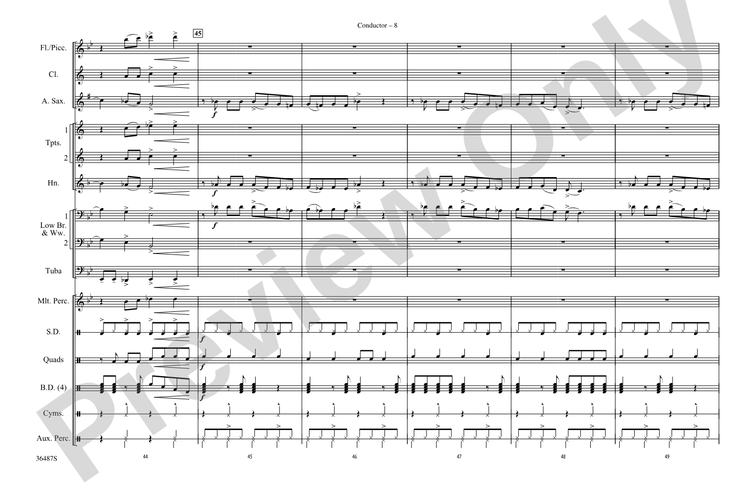 Simply Irresistible: Marching Band Conductor Score & Parts