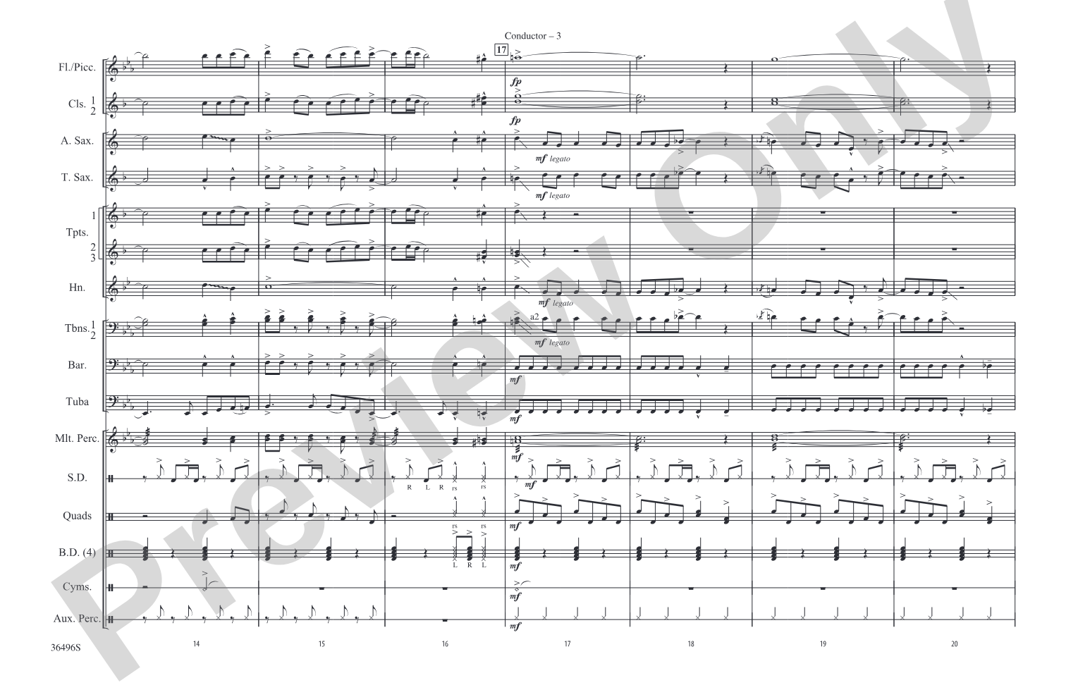 Bang the Drum All Day: Marching Band Conductor Score & Parts