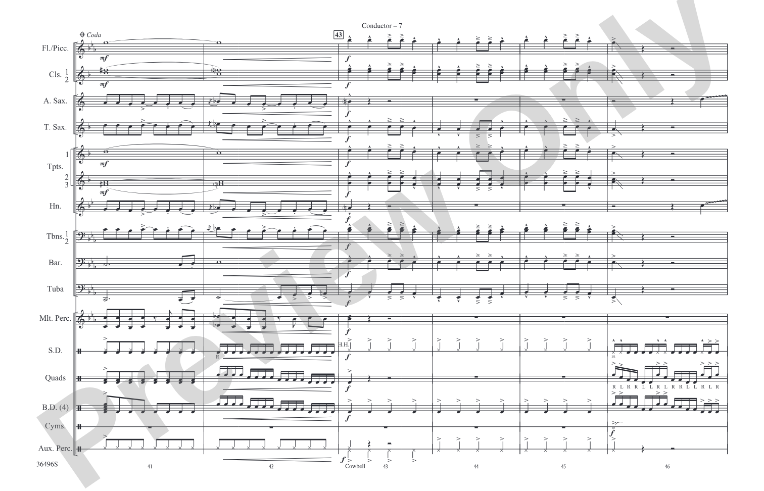 Bang the Drum All Day: Marching Band Conductor Score & Parts