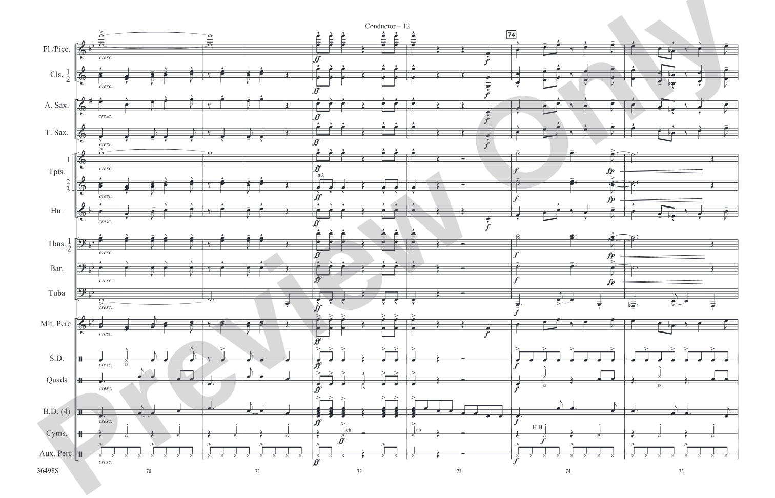 Coconut Champagne: Score