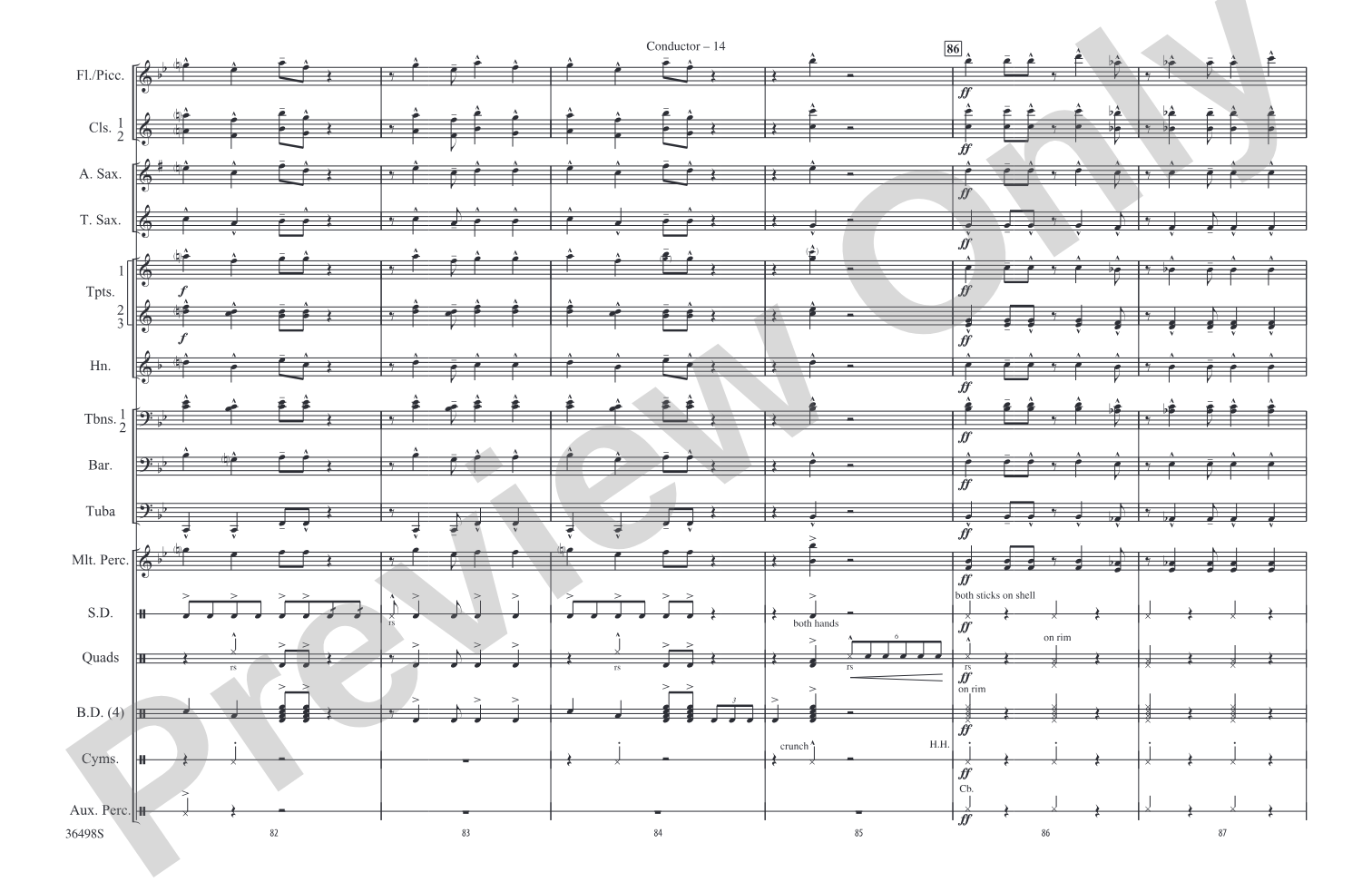 Coconut Champagne: Score