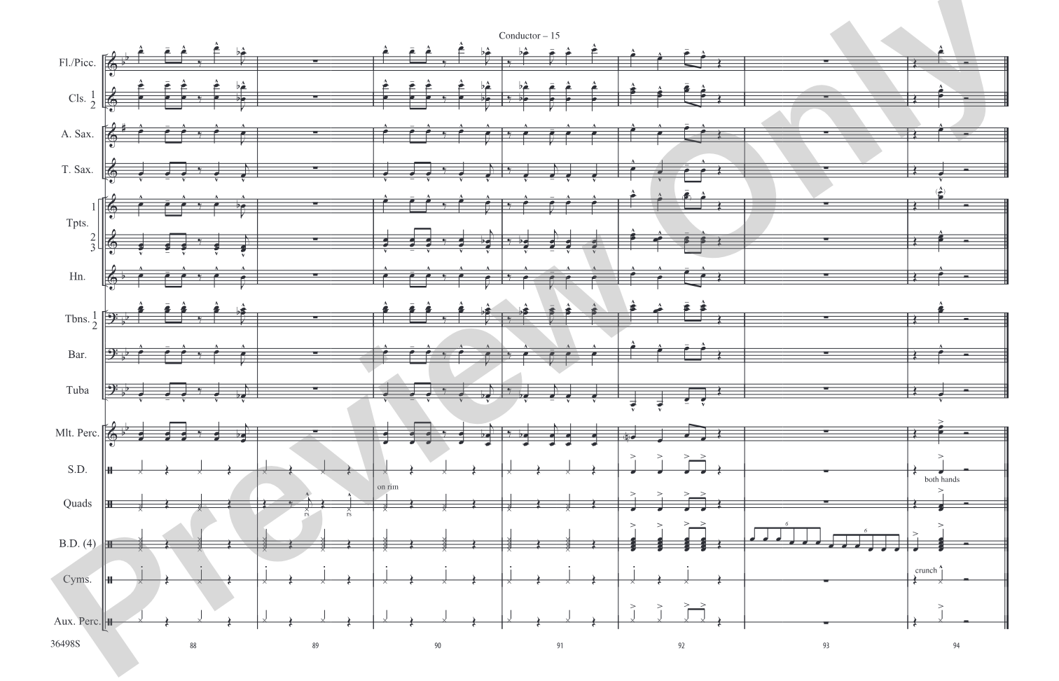 Coconut Champagne: Score