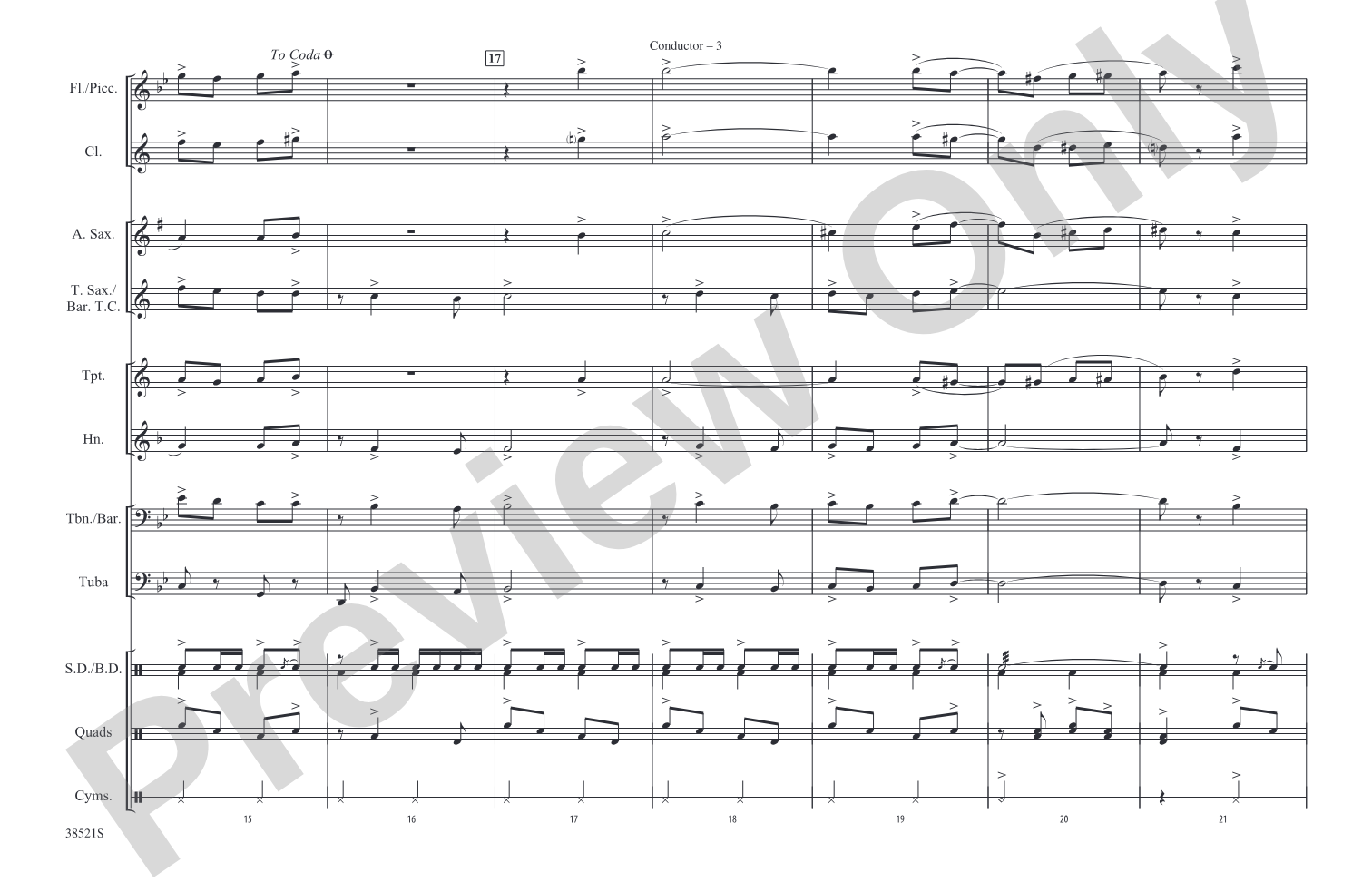 That's Entertainment: Marching Band Conductor Score & Parts