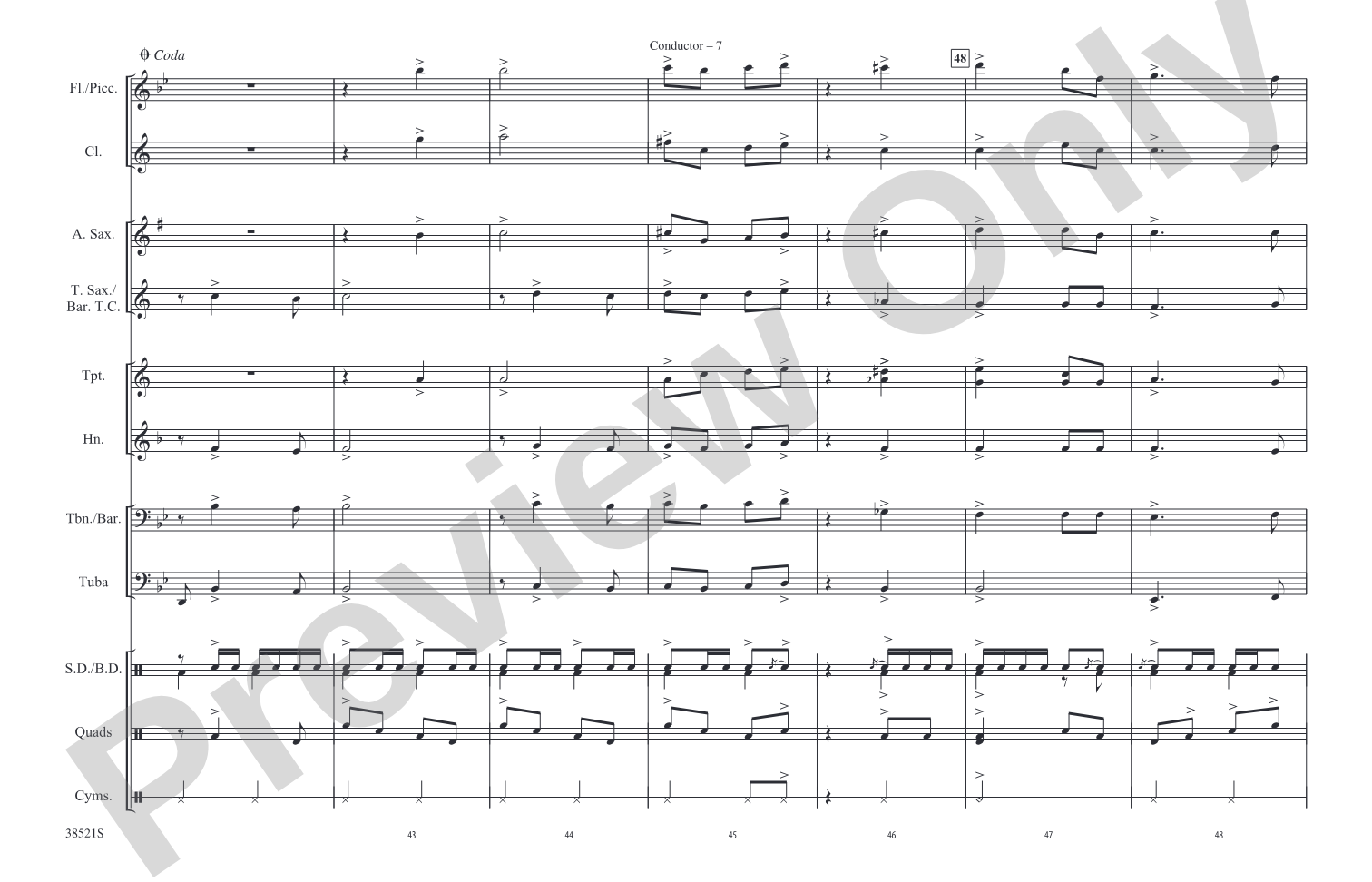 That's Entertainment: Marching Band Conductor Score & Parts
