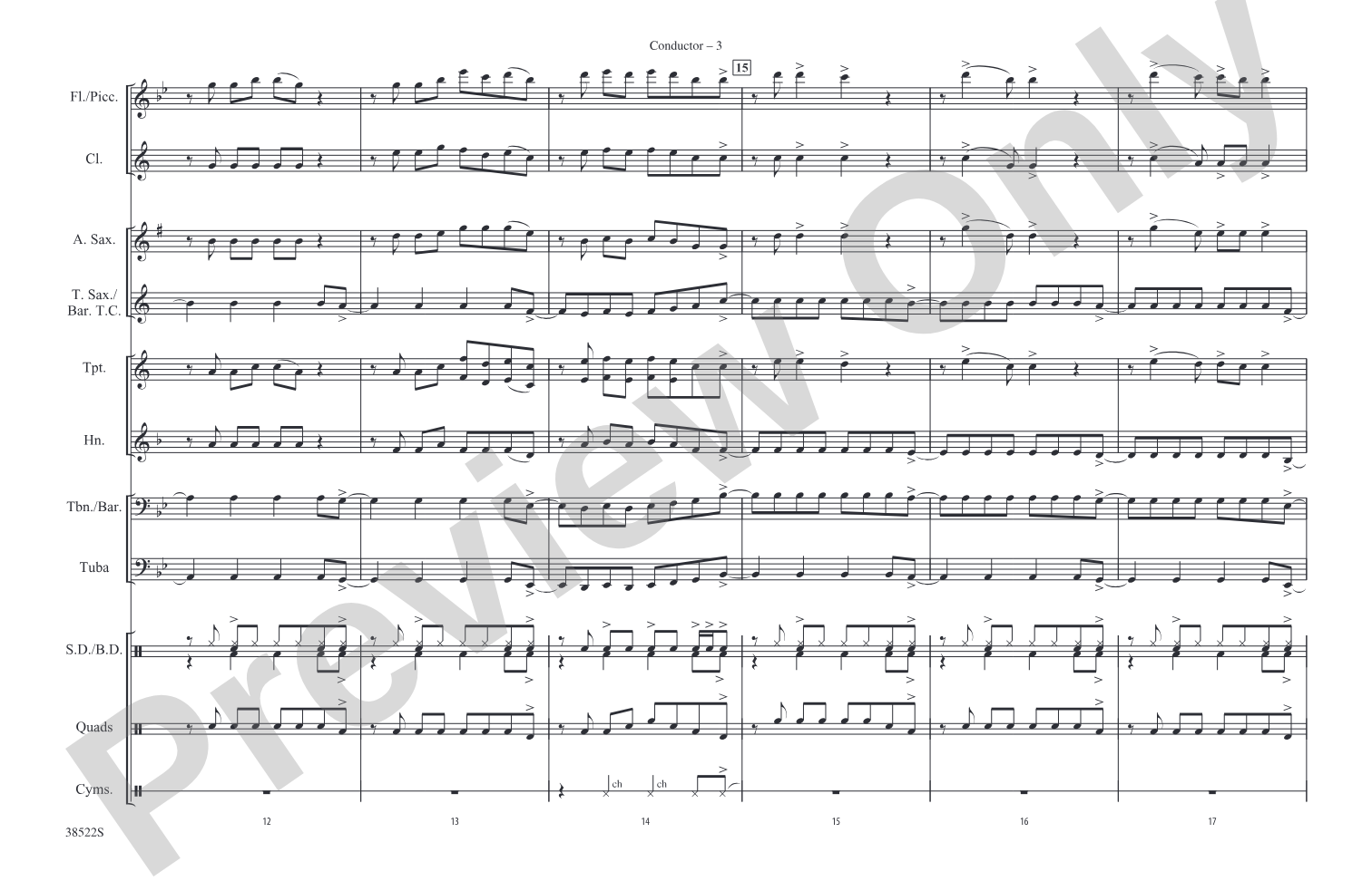Any Way You Want It: Marching Band Conductor Score & Parts