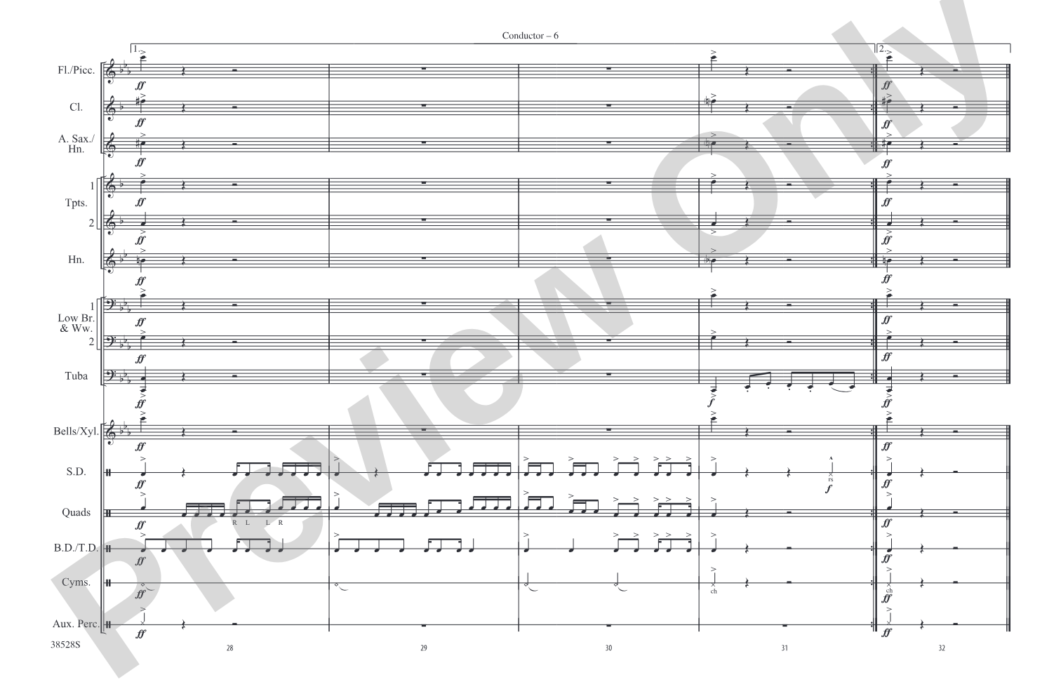 She's Not There: Score
