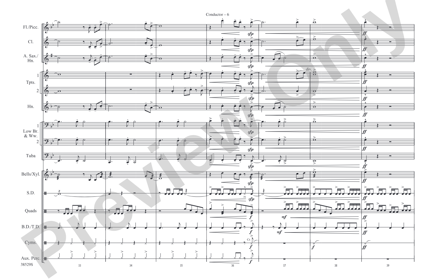 Last Friday Night (T.G.I.F.): Marching Band Conductor Score & Parts