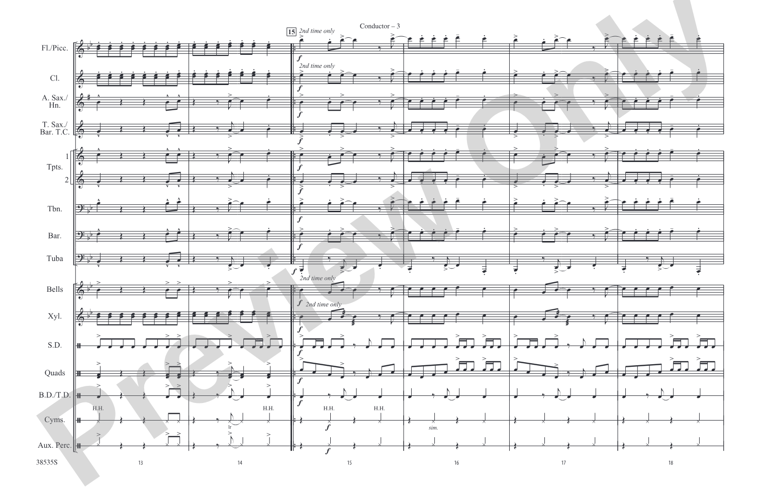 Prologue / Little Shop of Horrors: Marching Band Conductor Score & Parts