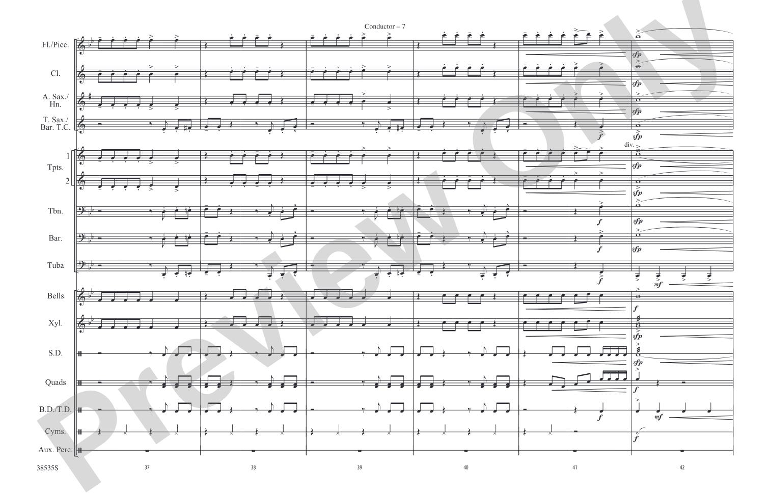 Prologue / Little Shop of Horrors: Marching Band Conductor Score & Parts