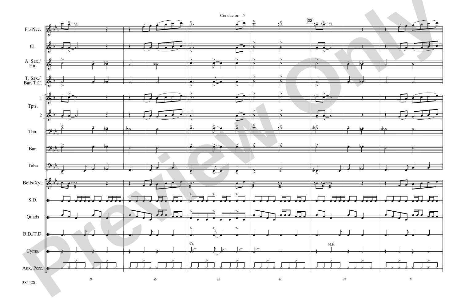 Do You Want to Know a Secret?: Marching Band Conductor Score & Parts
