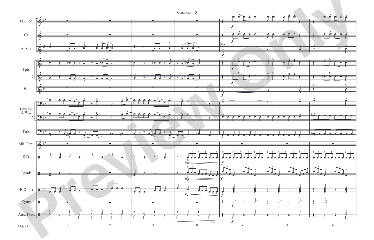 Can't Get Enough (Of Your Love): Marching Band Conductor Score & Parts