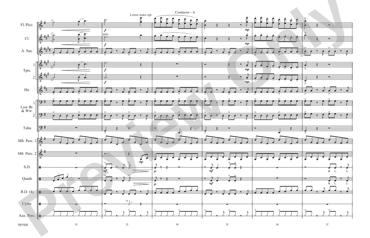 Harry Potter: The Music, Part 1: Marching Band Conductor Score & Parts