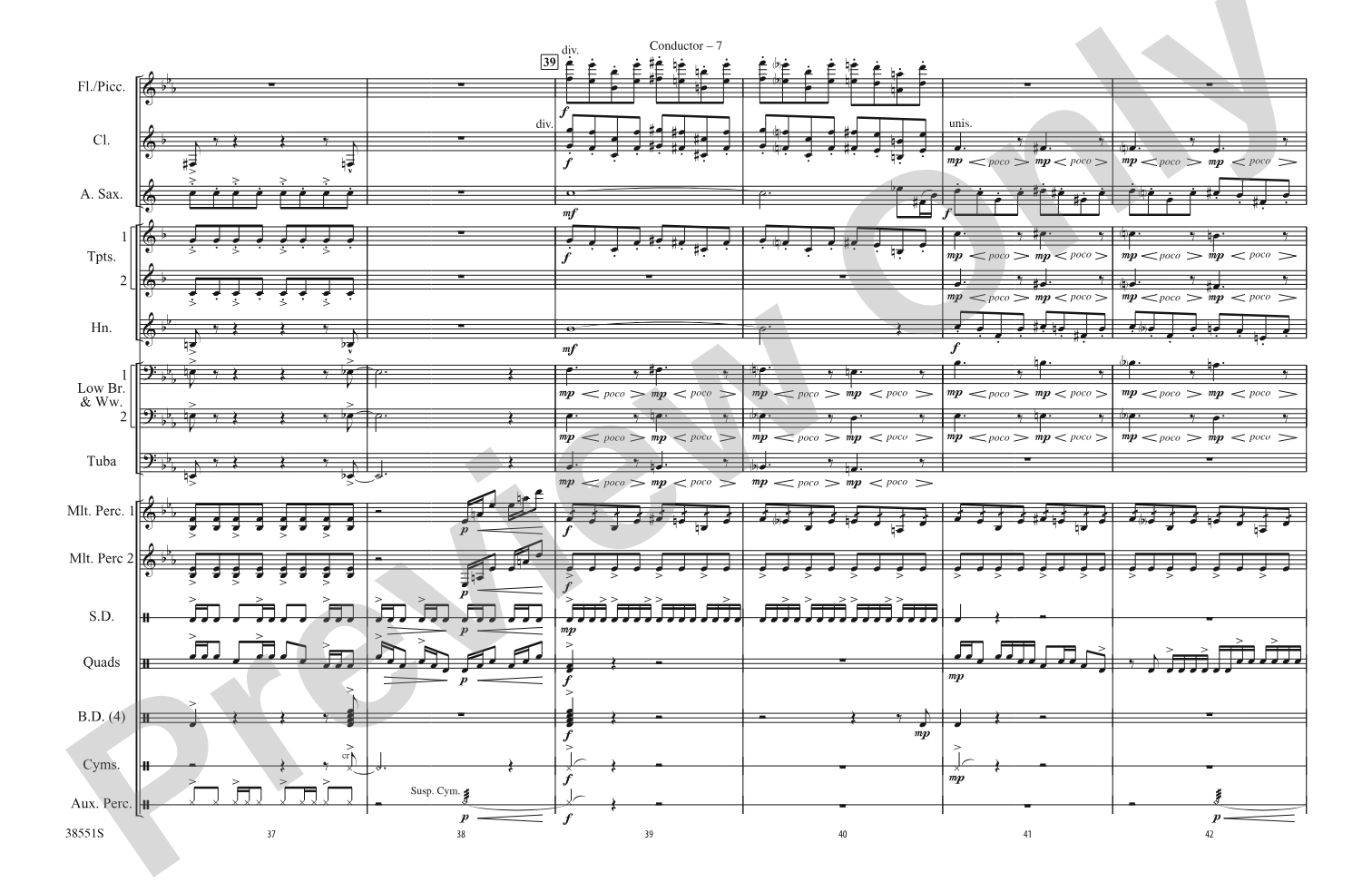 Harry Potter: The Music, Part 2: Marching Band Conductor Score & Parts