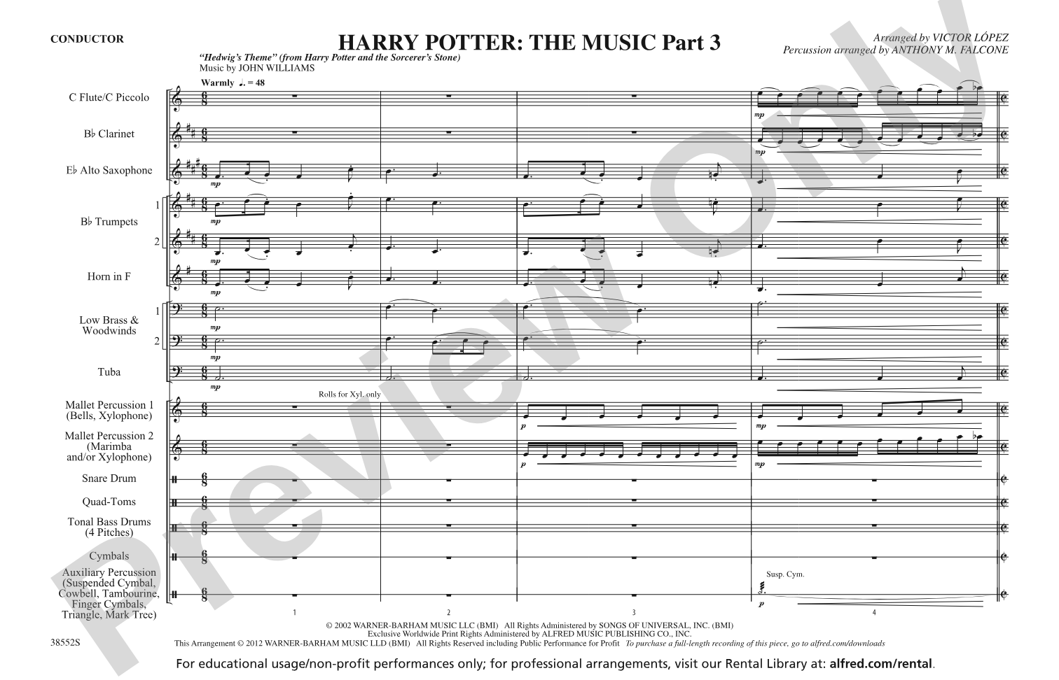 Harry Potter: The Music, Part 3: Score
