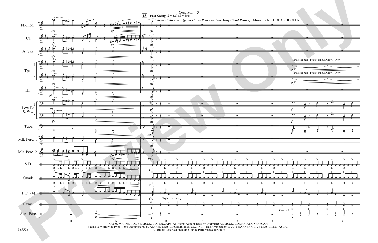 Harry Potter: The Music, Part 3: Score