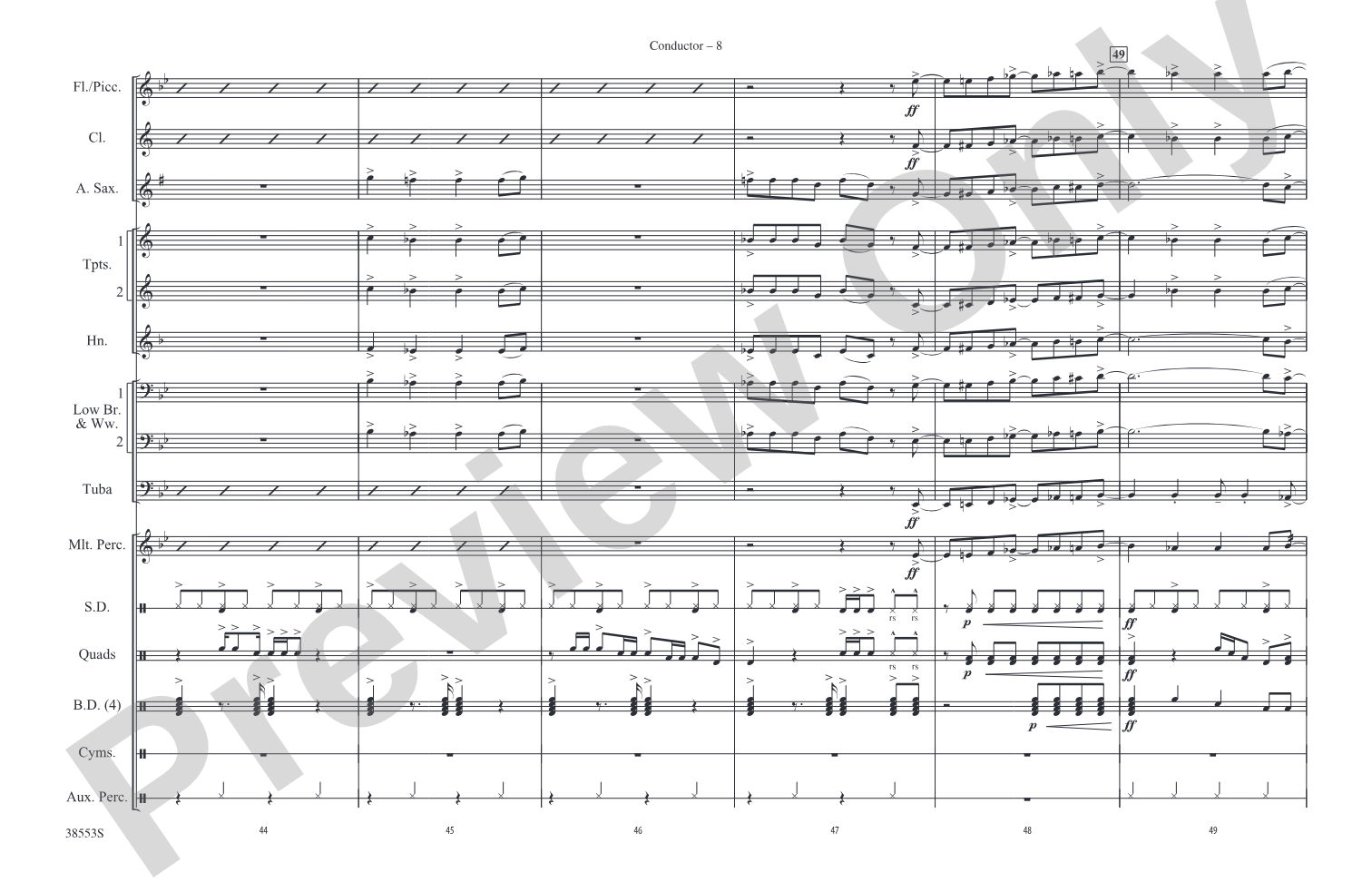We Are Family: Marching Band Conductor Score & Parts
