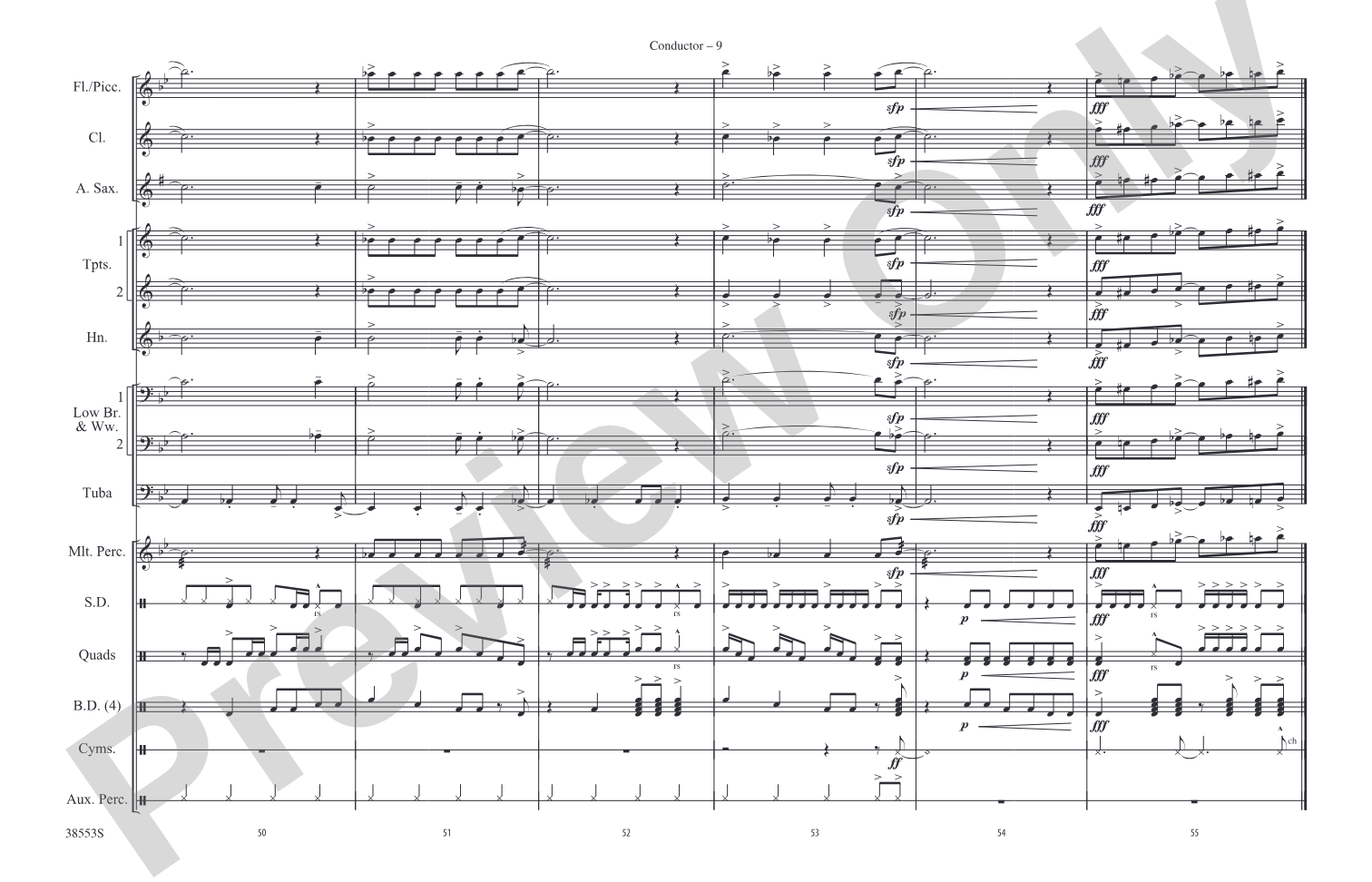 We Are Family: Marching Band Conductor Score & Parts