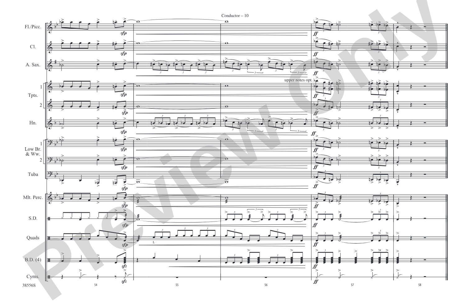 Burn It to the Ground: Marching Band Conductor Score & Parts