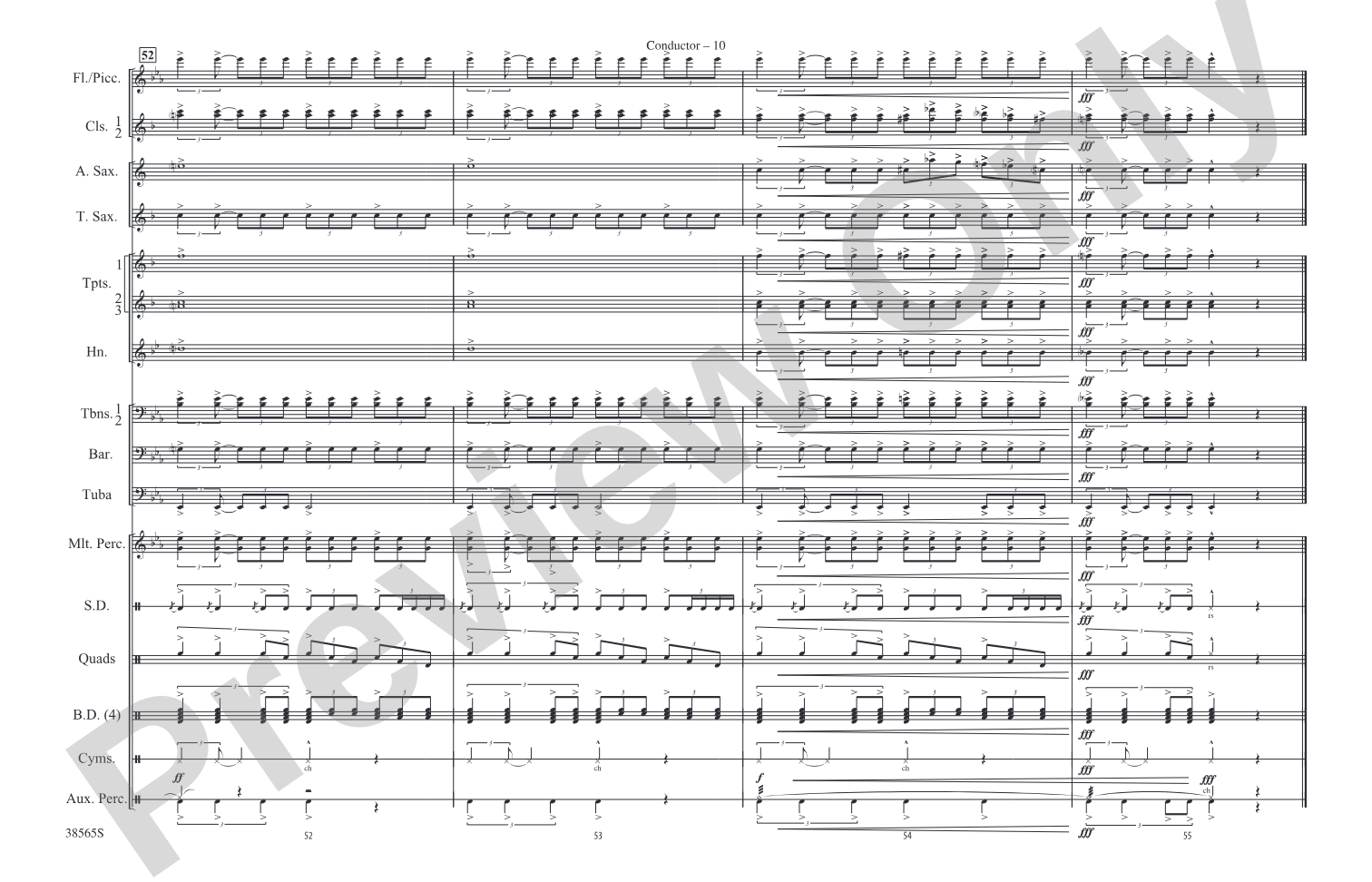 Summit!: Marching Band Conductor Score & Parts