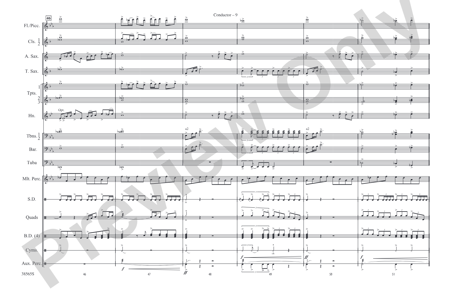 Summit!: Marching Band Conductor Score & Parts