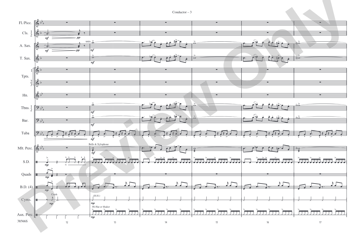 Caravan: Marching Band Conductor Score & Parts