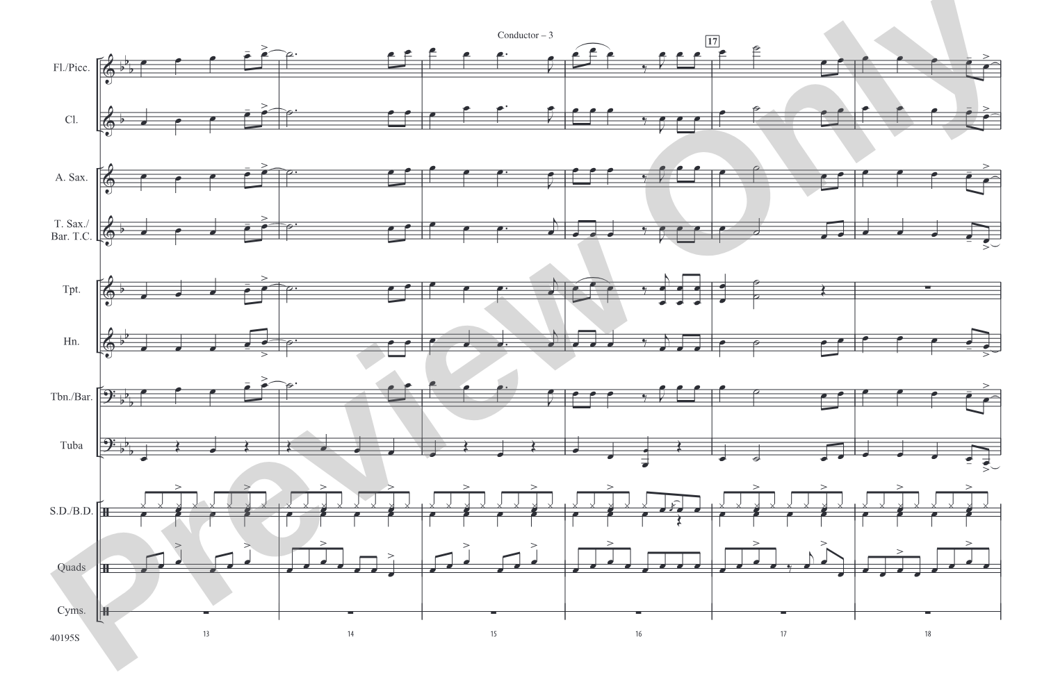 She Loves You: Marching Band Conductor Score & Parts