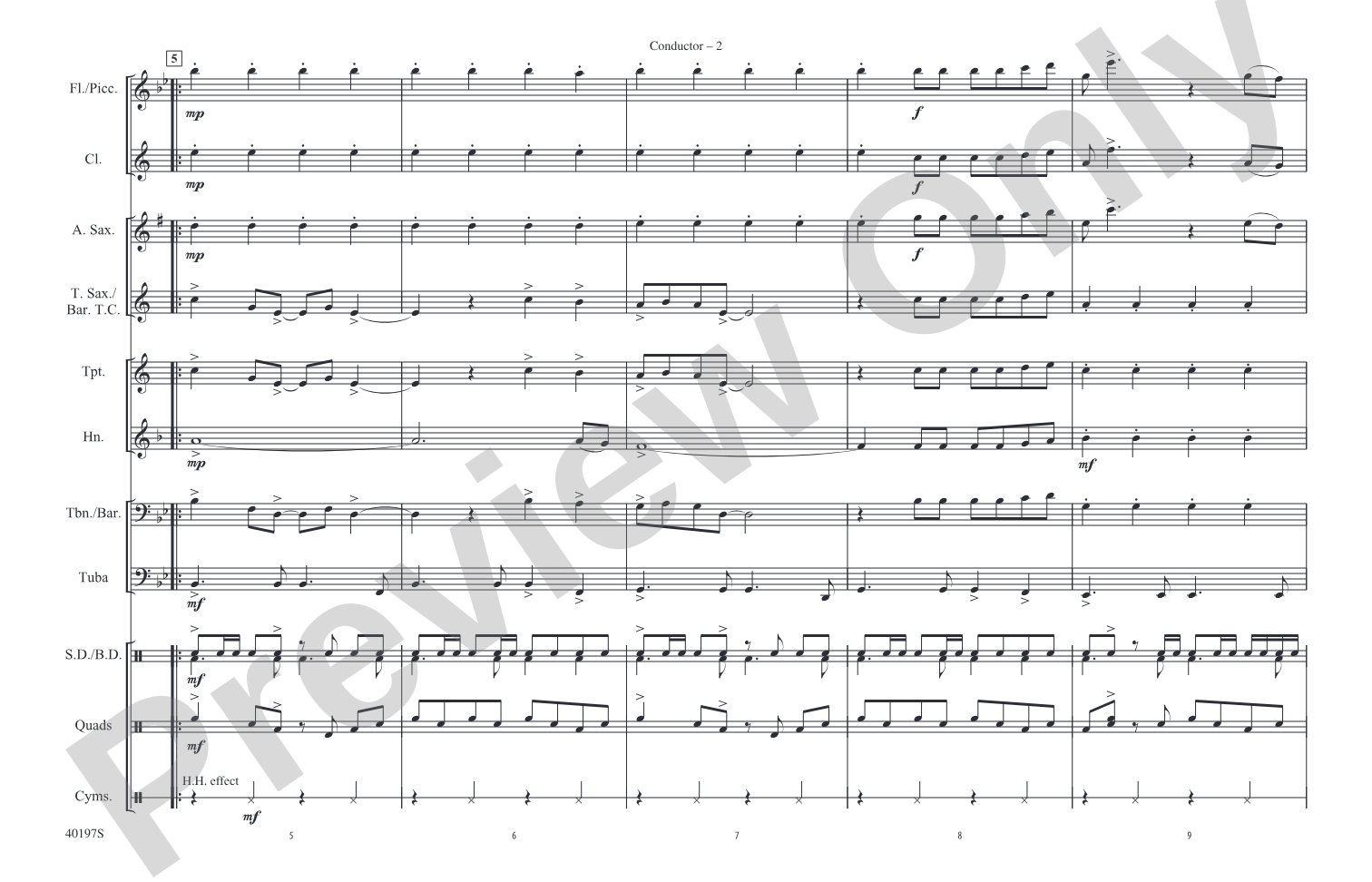 We Are Young: Marching Band Conductor Score & Parts