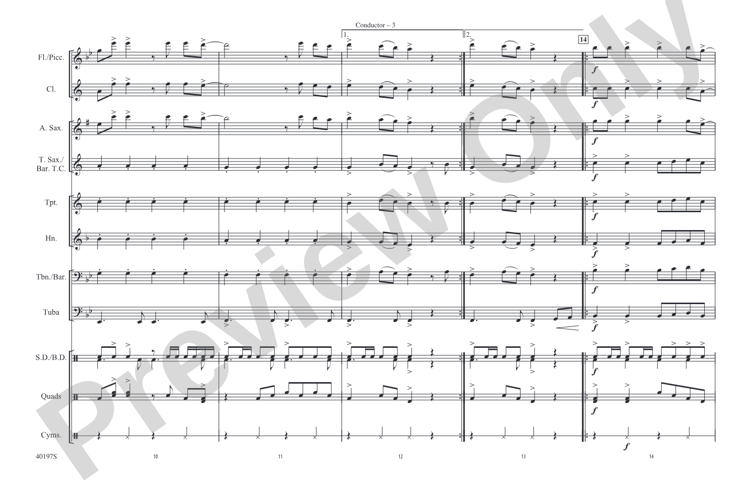 We Are Young: Marching Band Conductor Score & Parts