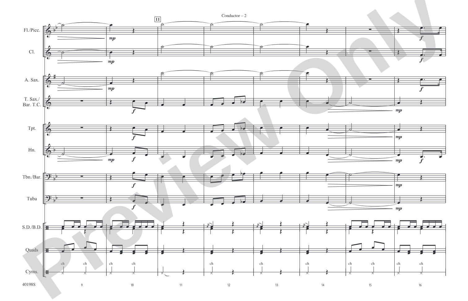 From Sea to Shining Sea: Marching Band Conductor Score & Parts