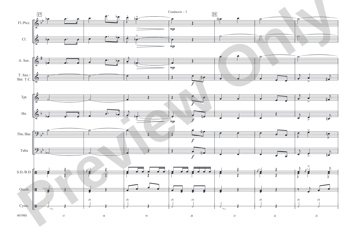 From Sea to Shining Sea: Marching Band Conductor Score & Parts