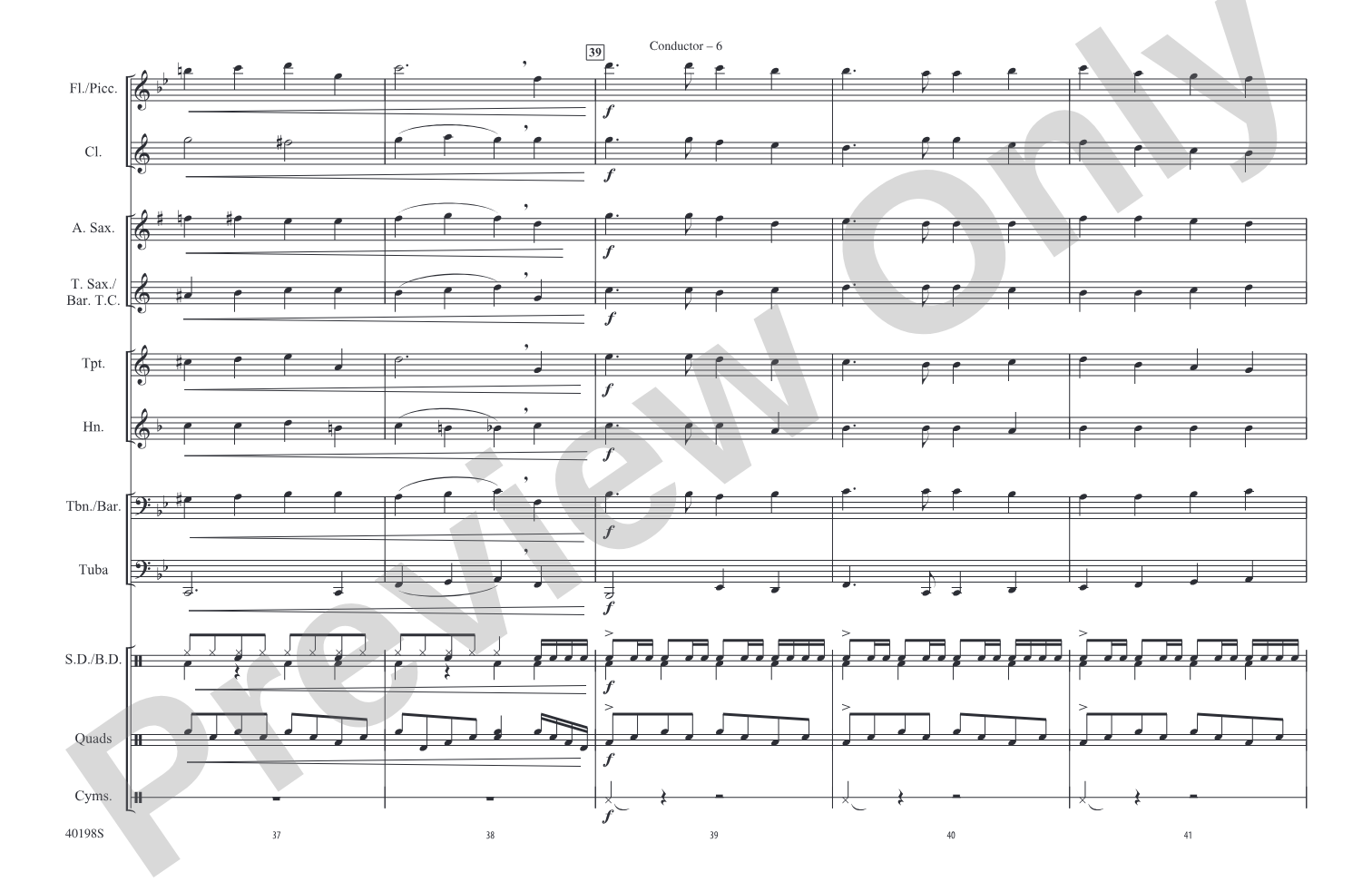 From Sea to Shining Sea: Marching Band Conductor Score & Parts