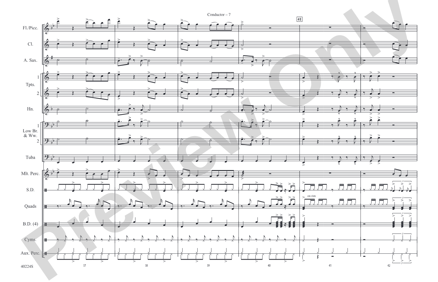 Like Money: Marching Band Conductor Score & Parts